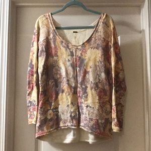 Free People Flower Sweater
